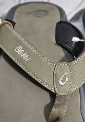 Olukai Ohana Size 10 Men's Sandals Kona/Kona Colorway Flip Flops New With Tags - Thumbnail 4