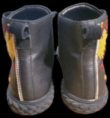 Giuseppe Zanotti Sneakers High Top BLABBER Shoes 44 EU Size Dragon Embroidered - Thumbnail 9