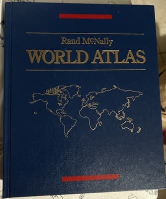 1992 Rand McNally Hardcover World Atlas Book