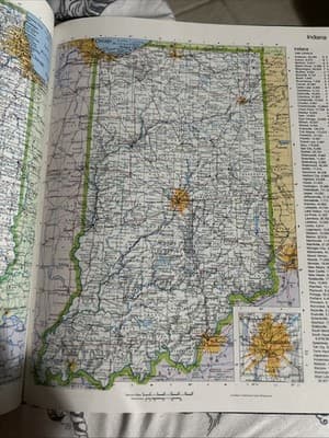 1992 Rand McNally Hardcover World Atlas Book - Thumbnail 8