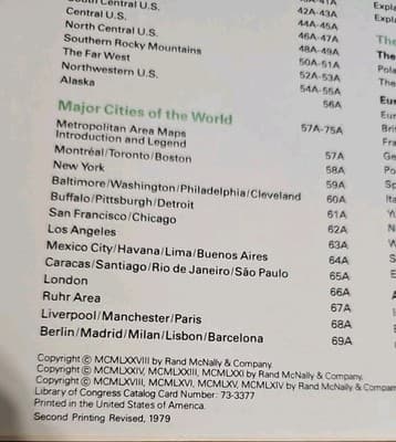 The Explorer World Atlas Rand McNally 1979 - Thumbnail 7