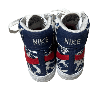 Nike Blazer Mid 77 Blue Red Tie Dye Canvas CZ7874-600 Youth Size 7 - Thumbnail 4