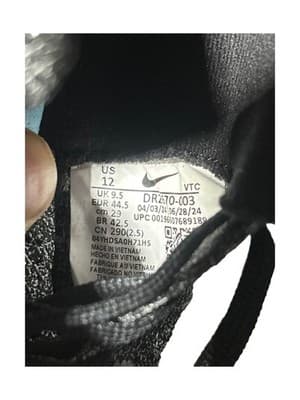 Nike ReactX Infinity Run 4 Oreo Black White Running Shoes Women’s Size 12 - Thumbnail 9