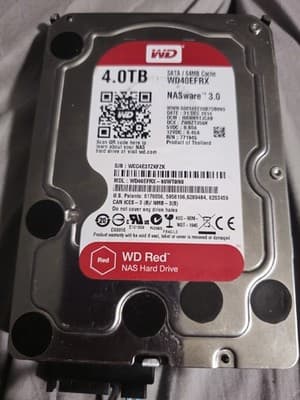Western Digital 4TB SATA HDD 64MB Cache WD Red NASware 3.0 Internal - WD40EFRX - Thumbnail 3