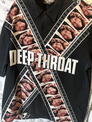 SUPER RARE Promo Shirt For XXX Rated Movie “Deep Throat” Lowest Price Anywhere - Thumbnail 5