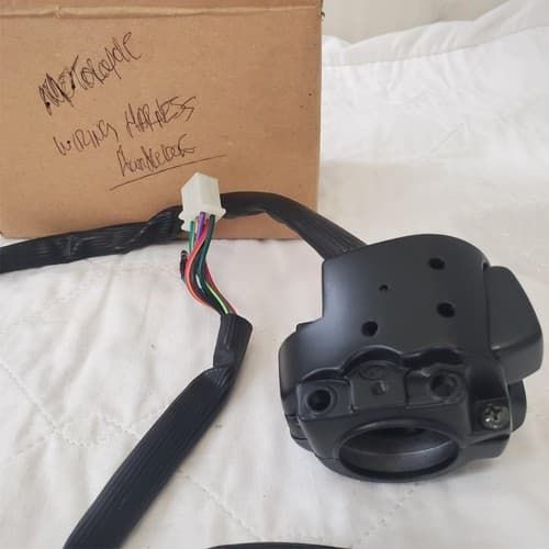 Motorcycle Wiring Harness Switches Control Handlebar - Thumbnail 3