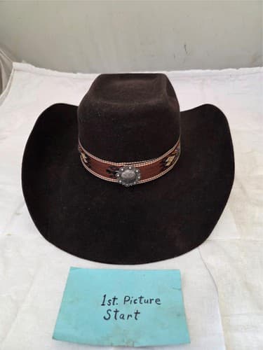 Cavender’s 3X Premium Wool Cowboy Hat Dark Brown Ranch Collection - Image 1