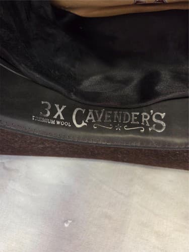 Cavender’s 3X Premium Wool Cowboy Hat Dark Brown Ranch Collection - Thumbnail 7