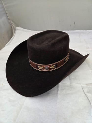 Cavender’s 3X Premium Wool Cowboy Hat Dark Brown Ranch Collection - Thumbnail 4