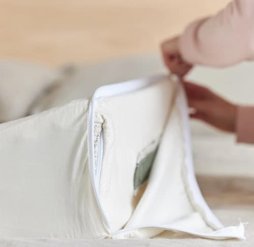 Avocado Cotton Wedge Pillowcase 10 Inch White Color $50 - Thumbnail 2