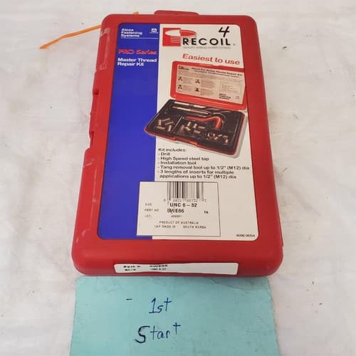 Recoil Quality Thread Insert Systems Pro Series Thread Repair Kit- BWE66 #4 - Image 1