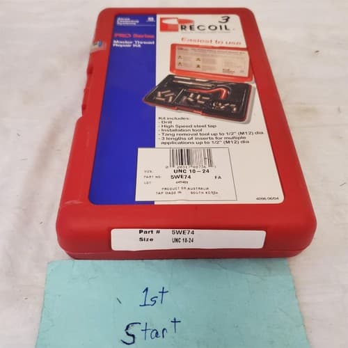 Recoil Quality Thread Insert Systems Pro Series Thread Repair Kit #3 - Image 1