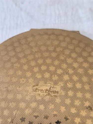 Vintage Stratton Gold Compact Powder Case with Mirror & Puff - Thumbnail 5