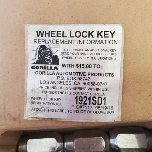 Lot of Gorilla 1/2" X 20 Chrome Lug Nuts W/ Key - Thumbnail 7