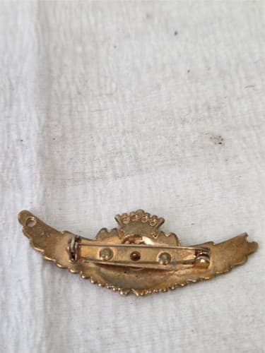 Military Style Wings Badge Brooch - Thumbnail 4