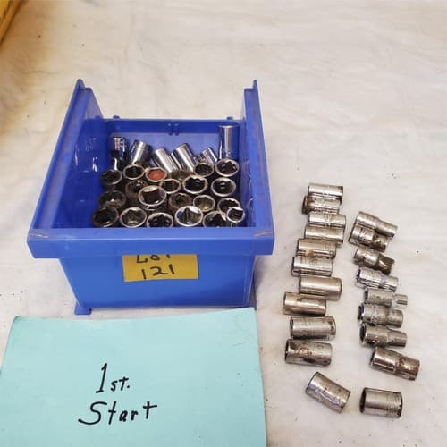 Lot of Proto Socket Drive & Deep Socket Tools Lot 121 - Image 1