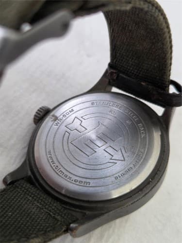 Timex Expedition Indiglo WR 50M Scout Black Dial Green Strap Watch - Thumbnail 4