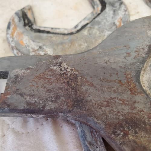 Lot of Assorted Large Vintage Wrench Open End LOT-666 - Thumbnail 6