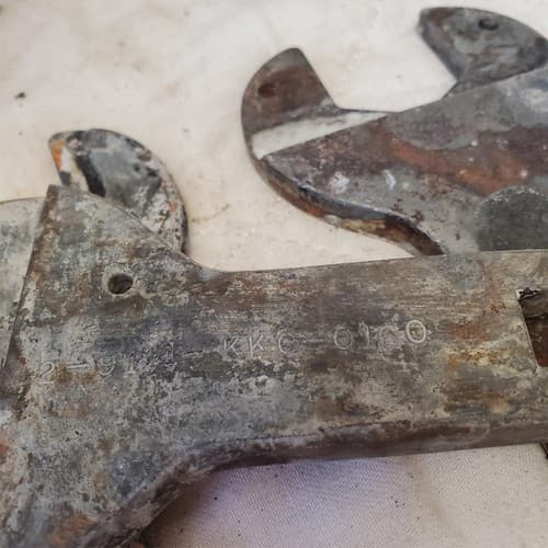 Lot of Assorted Large Vintage Wrench Open End LOT-666 - Thumbnail 8