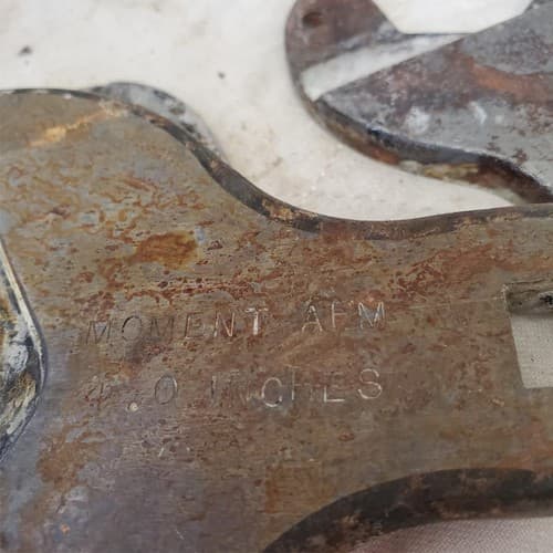 Lot of Assorted Large Vintage Wrench Open End LOT-666 - Thumbnail 9