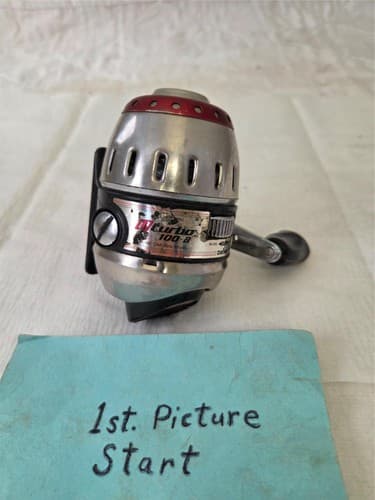 Daiwa Turbo 100-B Line cap 10lb/ 80yds Closed Face Spinning Reel - Image 1