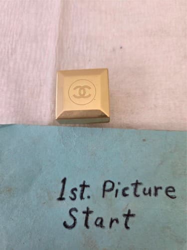 Chanel Gabrielle Hair Oil Mist Bottle Cap with Gold Tone Logo - Image 1