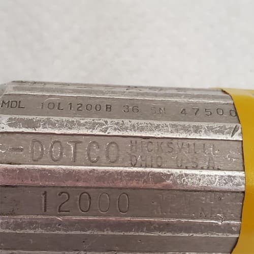 Dotco DL10L1200B-36 Angle Die Grinder,12000 RPM,1/4" Collet Aircraft Tools AL103 - Thumbnail 2