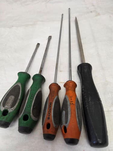 Lot of 5 Matco & Witte Screwdrivers Ergonomic Grip LOT-233 - Image 1