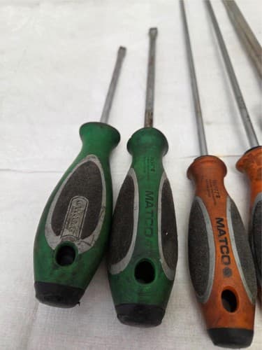 Lot of 5 Matco & Witte Screwdrivers Ergonomic Grip LOT-233 - Thumbnail 3