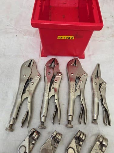 Lot of 8 Vise‑Grip & USATCO Kwik-Loc & Locking Pliers Lot-1355 - Thumbnail 4