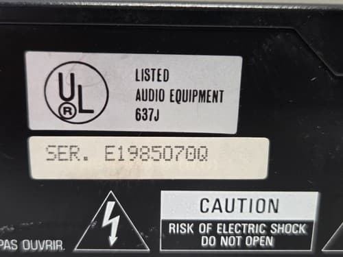 Yamaha DSP-1 Dolby Surrounds 120V Digital Soundfield Processor - Thumbnail 8