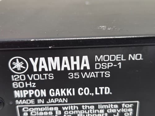 Yamaha DSP-1 Dolby Surrounds 120V Digital Soundfield Processor - Thumbnail 9