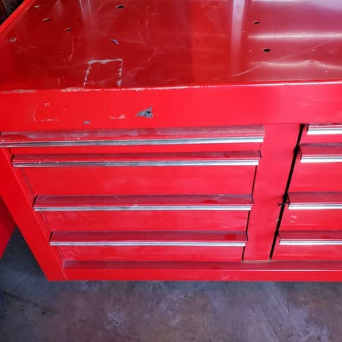 SNAP-ON 6 Drawer Single Bank Classic 78 Series Roll Cab Box Cabinet (8) - Thumbnail 3