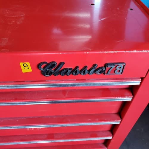 SNAP-ON 6 Drawer Single Bank Classic 78 Series Roll Cab Box Cabinet (8) - Thumbnail 2