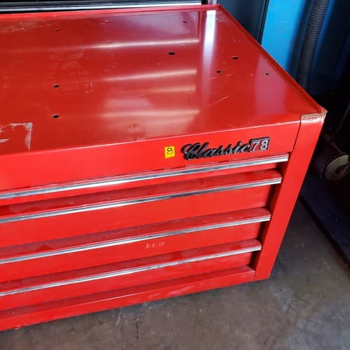 SNAP-ON 6 Drawer Single Bank Classic 78 Series Roll Cab Box Cabinet (8) - Thumbnail 5
