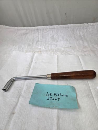 Vintage Antique Angled End w/ Star-Shaped Socket Piano Tuning Hammer - Image 1