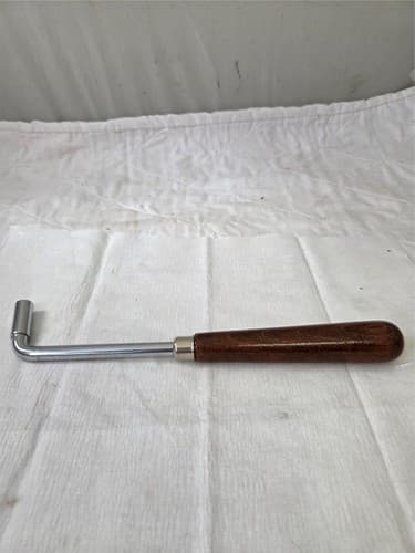 Vintage Antique Angled End w/ Star-Shaped Socket Piano Tuning Hammer - Thumbnail 2