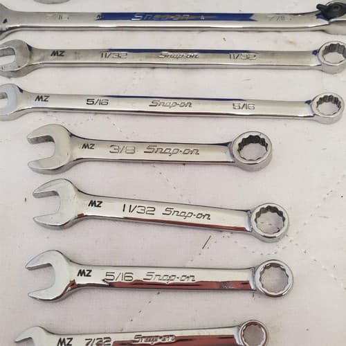 Lot of 12 Assorted Snap-On Combination Wrenches LOT 342 - Thumbnail 5