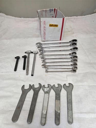 Lot of 18 Blackhawk Armstrong Ratcheting Wrenche Single OpenEnd Spanner LOT-1197 - Image 1