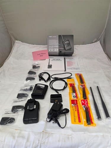 Yaesu VX‑6R Dual‑Band Submersible Transceiver w/ Antennas Charger Case Manual - Thumbnail 19