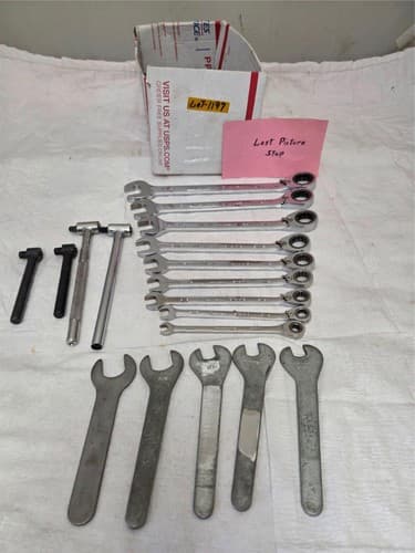 Lot of 18 Blackhawk Armstrong Ratcheting Wrenche Single OpenEnd Spanner LOT-1197 - Thumbnail 10
