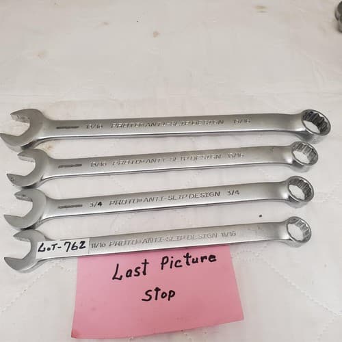 Lot of 4 Proto Anti-Slip Design Combination Wrench LOT-762 - Thumbnail 8
