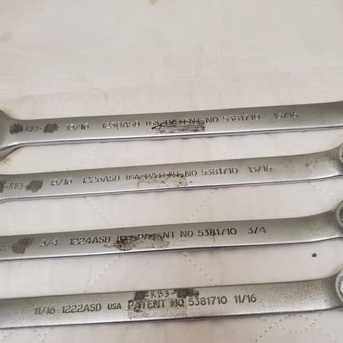 Lot of 4 Proto Anti-Slip Design Combination Wrench LOT-762 - Thumbnail 7