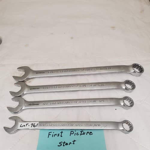 Lot of 4 Proto Anti-Slip Design Combination Wrench LOT-761 - Image 1