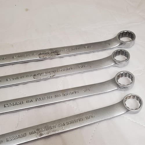 Lot of 4 Proto Anti-Slip Design Combination Wrench LOT-761 - Thumbnail 9