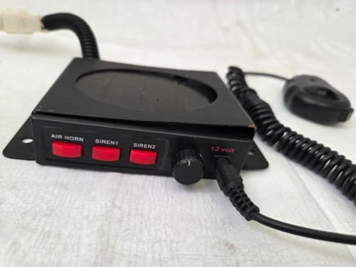 12V Vehicle Siren & PA System with Mic and Speaker - Thumbnail 6