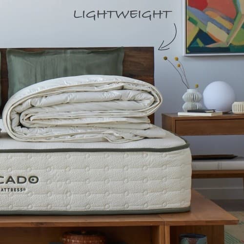 Avocado Lightweight Alpaca Duvet Insert King / Cal King Size Retail $639 - Thumbnail 3