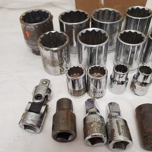 Lot of 29 Assorted Mixed Drive Impact Sockets LOT-221 - Thumbnail 6