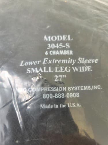 Biotab Healthcare GW-3045-S-BT 4 Chamber Leg Sleeve- Small Wide 27" BT - Thumbnail 4