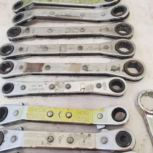 Lot of Assorted Various Offset Ratchet Box-End Wrench LOT 244 - Thumbnail 5